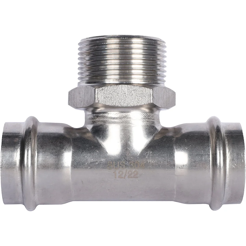 ROMMER RSS-0016-035114 ROMMER Тройник-переходник-НР, 35х1 1/4, из нержавеющей стали прессовой ROMMER RSS-0016-035114 ROMMER Тройник-переходник-НР, 35х1 1/4, из нержавеющей стали прессовой