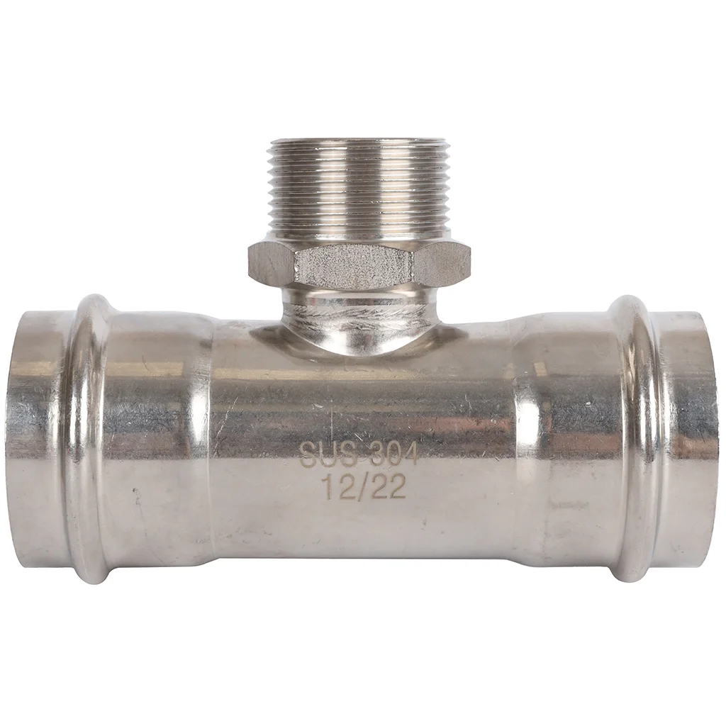 ROMMER RSS-0016-054114 ROMMER Тройник-переходник-НР, 54х1 1/4, из нержавеющей стали прессовой ROMMER RSS-0016-054114 ROMMER Тройник-переходник-НР, 54х1 1/4, из нержавеющей стали прессовой