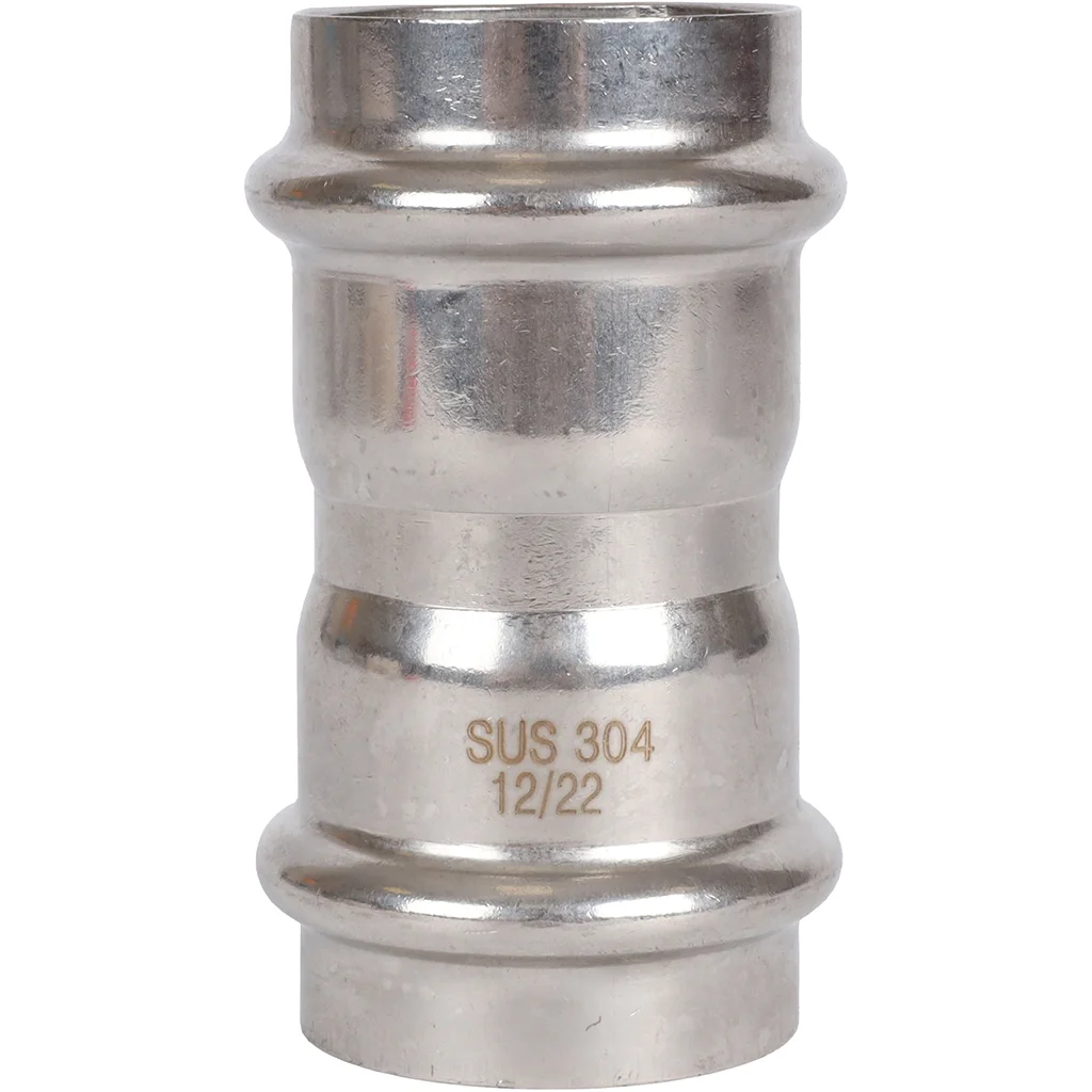 ROMMER RSS-0017-000042 Муфта равнопроходная, 42, из нержавеющей стали прессовой ROMMER RSS-0017-000042 Муфта равнопроходная, 42, из нержавеющей стали прессовой