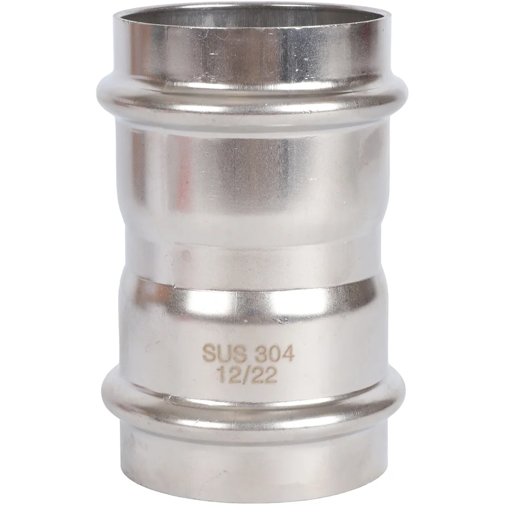 ROMMER RSS-0017-000054 Муфта равнопроходная, 54, из нержавеющей стали прессовой ROMMER RSS-0017-000054 Муфта равнопроходная, 54, из нержавеющей стали прессовой
