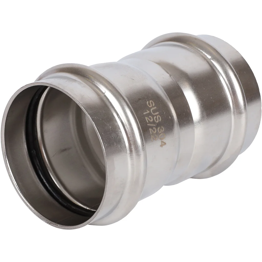 ROMMER RSS-0017-000054 Муфта равнопроходная, 54, из нержавеющей стали прессовой ROMMER RSS-0017-000054 Муфта равнопроходная, 54, из нержавеющей стали прессовой