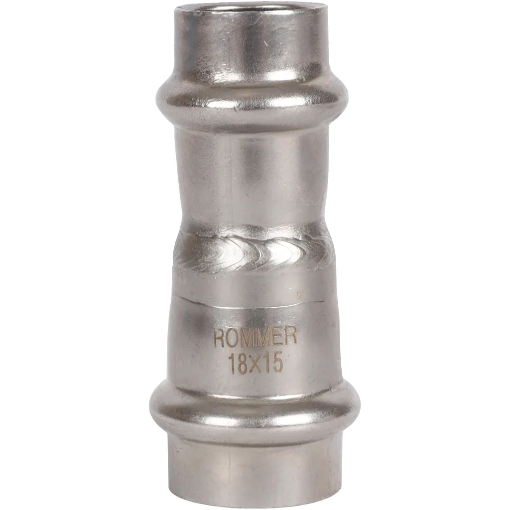ROMMER RSS-0018-001815 Муфта переходная, 18х15, из нержавеющей стали прессовой ROMMER RSS-0018-001815 Муфта переходная, 18х15, из нержавеющей стали прессовой