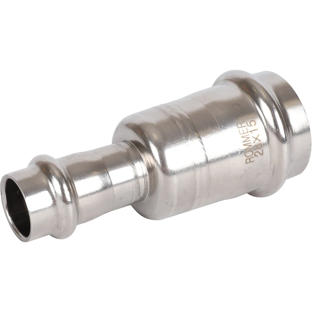 ROMMER RSS-0018-002815 Муфта переходная, 28х15, из нержавеющей стали прессовой ROMMER RSS-0018-002815 Муфта переходная, 28х15, из нержавеющей стали прессовой