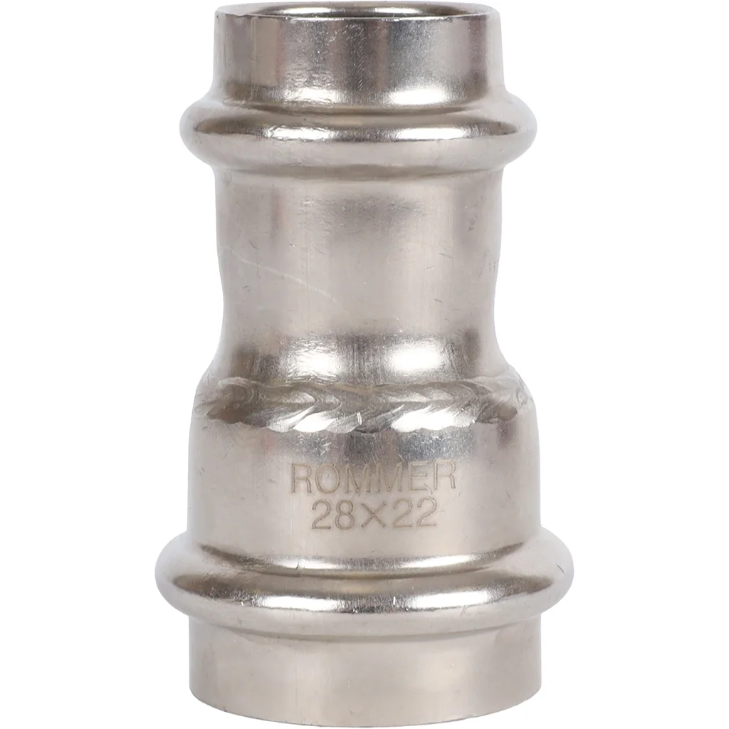 ROMMER RSS-0018-002822 Муфта переходная, 28х22, из нержавеющей стали прессовой ROMMER RSS-0018-002822 Муфта переходная, 28х22, из нержавеющей стали прессовой