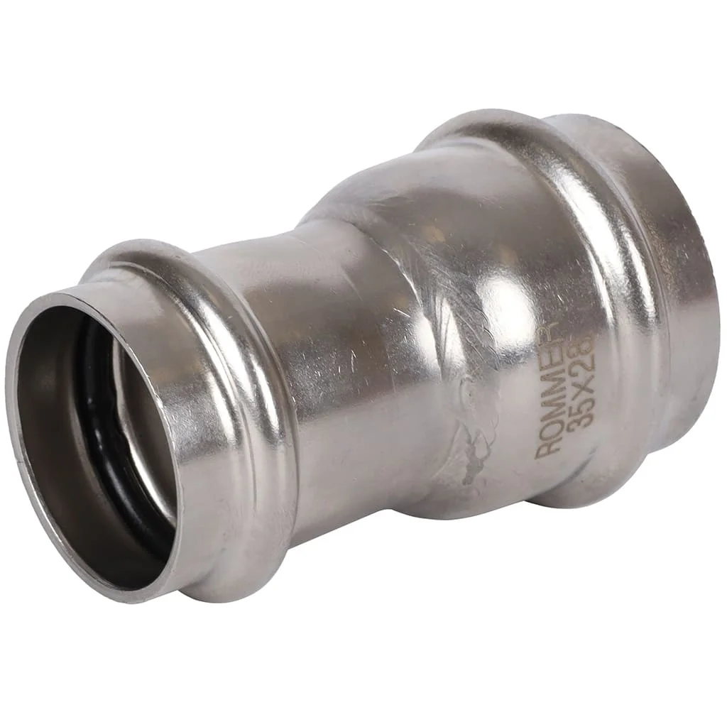 ROMMER RSS-0018-003528 Муфта переходная, 35х28, из нержавеющей стали прессовой ROMMER RSS-0018-003528 Муфта переходная, 35х28, из нержавеющей стали прессовой