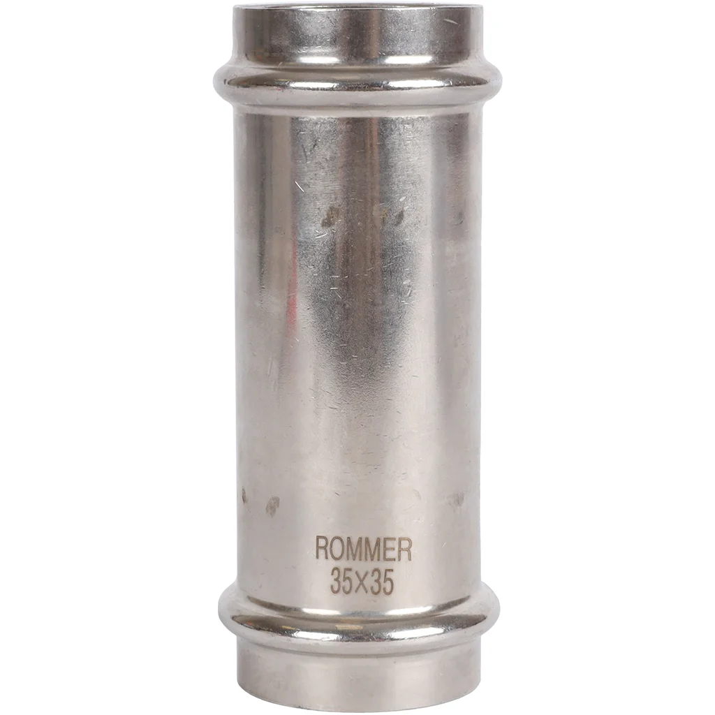 ROMMER RSS-0019-000035 Муфта надвижная, 35, из нержавеющей стали прессовой ROMMER RSS-0019-000035 Муфта надвижная, 35, из нержавеющей стали прессовой