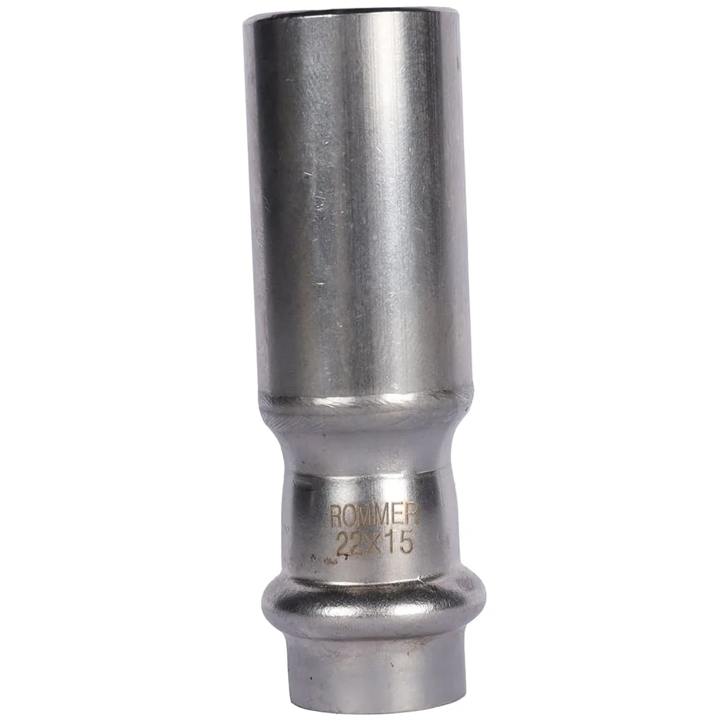 ROMMER RSS-0020-002215 Муфта переходная-НПр, 22х15, из нержавеющей стали прессовой ROMMER RSS-0020-002215 Муфта переходная-НПр, 22х15, из нержавеющей стали прессовой