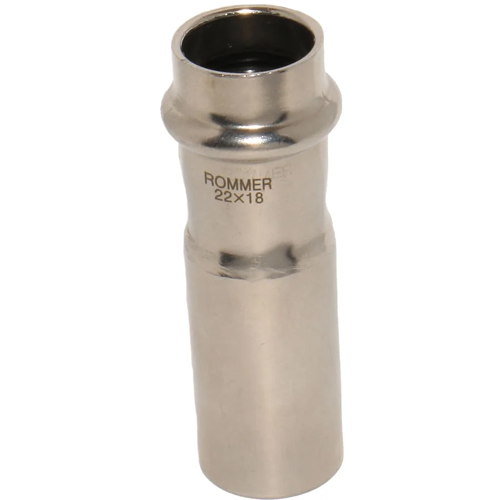 ROMMER RSS-0020-002218 Муфта переходная-НПр, 22х18, из нержавеющей стали прессовой