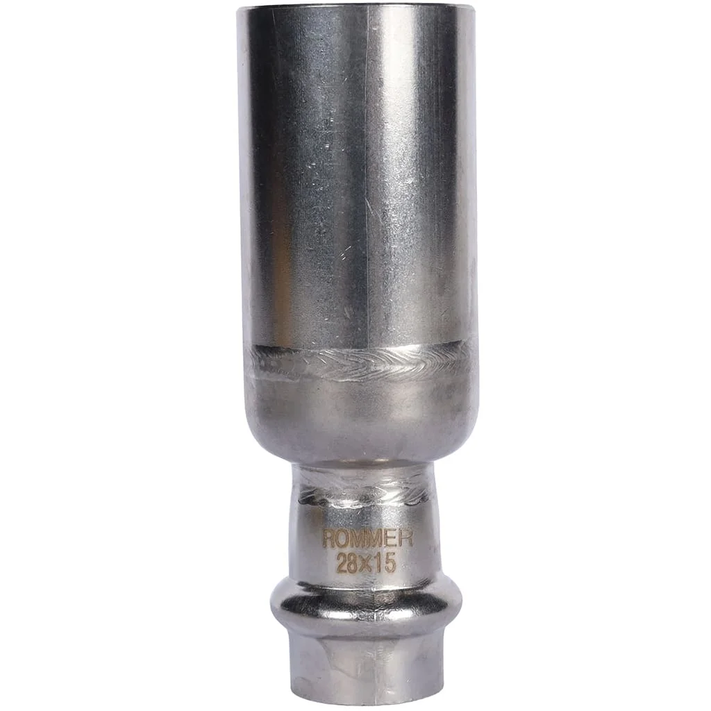 ROMMER RSS-0020-002815 Муфта переходная-НПр, 28х15, из нержавеющей стали прессовой ROMMER RSS-0020-002815 Муфта переходная-НПр, 28х15, из нержавеющей стали прессовой