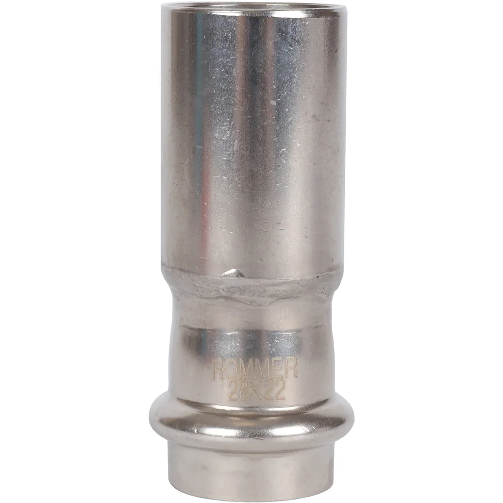ROMMER RSS-0020-002822 Муфта переходная-НПр, 28х22, из нержавеющей стали прессовой ROMMER RSS-0020-002822 Муфта переходная-НПр, 28х22, из нержавеющей стали прессовой