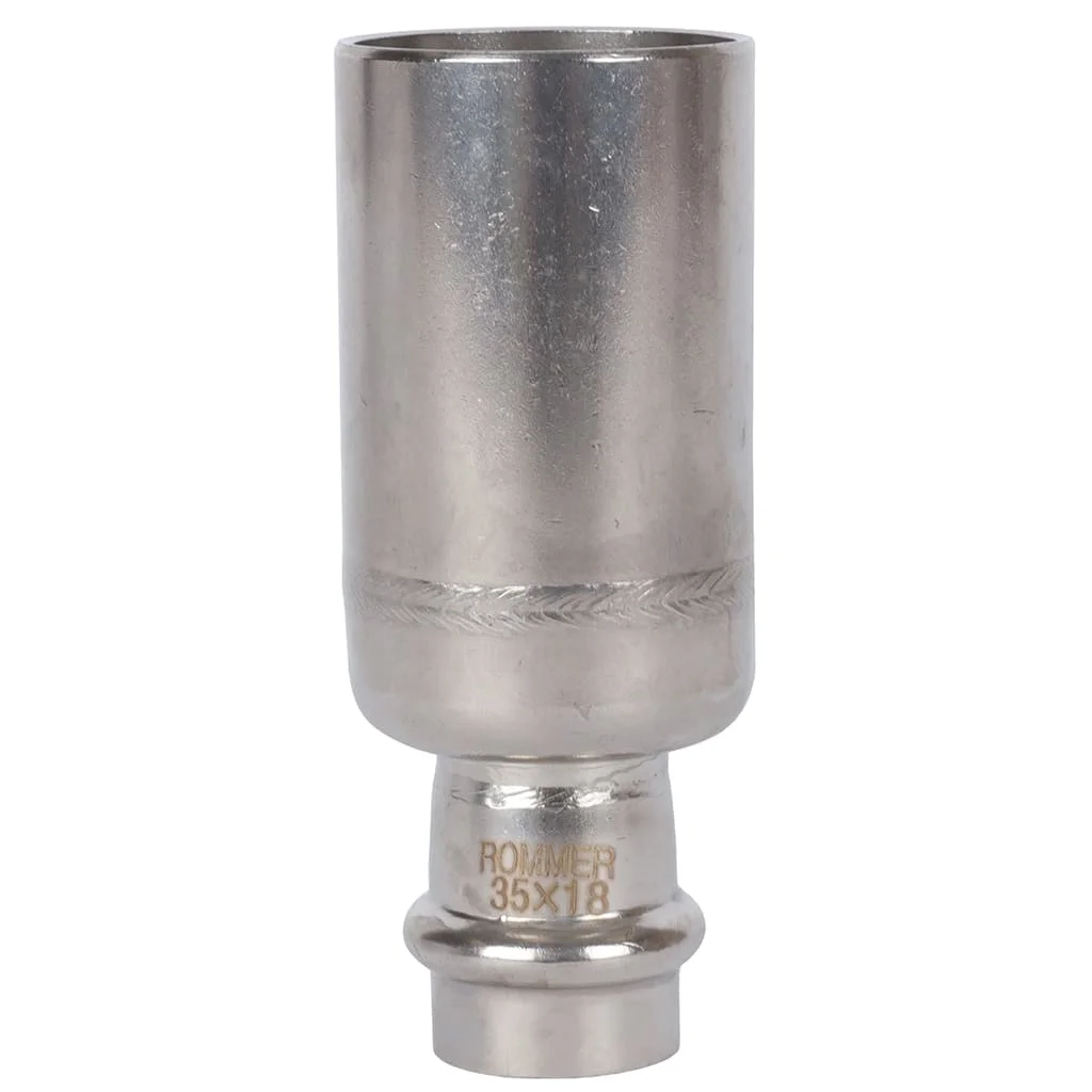 ROMMER RSS-0020-003518 Муфта переходная-НПр, 35х18, из нержавеющей стали прессовой ROMMER RSS-0020-003518 Муфта переходная-НПр, 35х18, из нержавеющей стали прессовой