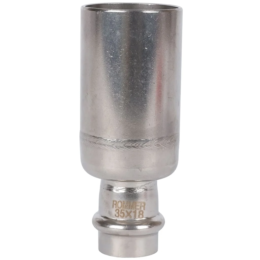 ROMMER RSS-0020-003518 Муфта переходная-НПр, 35х18, из нержавеющей стали прессовой ROMMER RSS-0020-003518 Муфта переходная-НПр, 35х18, из нержавеющей стали прессовой