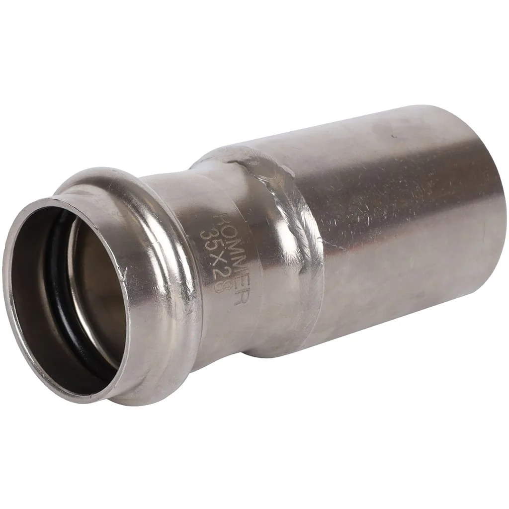 ROMMER RSS-0020-003528 Муфта переходная-НПр, 35х28, из нержавеющей стали прессовой ROMMER RSS-0020-003528 Муфта переходная-НПр, 35х28, из нержавеющей стали прессовой