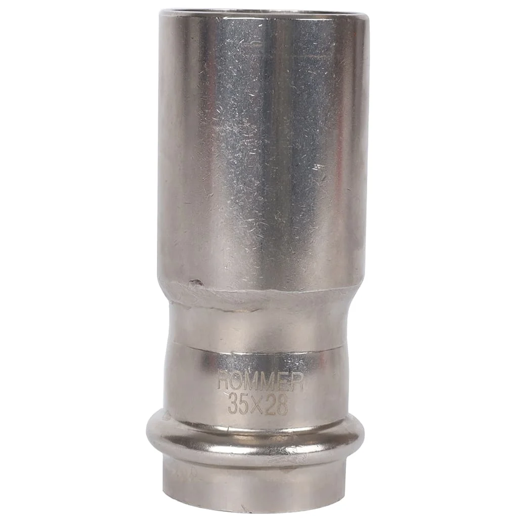 ROMMER RSS-0020-003528 Муфта переходная-НПр, 35х28, из нержавеющей стали прессовой ROMMER RSS-0020-003528 Муфта переходная-НПр, 35х28, из нержавеющей стали прессовой