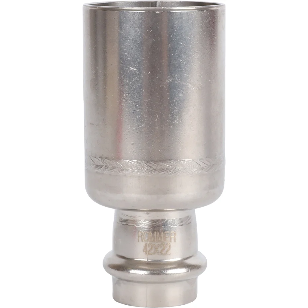 ROMMER RSS-0020-004222 Муфта переходная-НПр, 42х22, из нержавеющей стали прессовой ROMMER RSS-0020-004222 Муфта переходная-НПр, 42х22, из нержавеющей стали прессовой