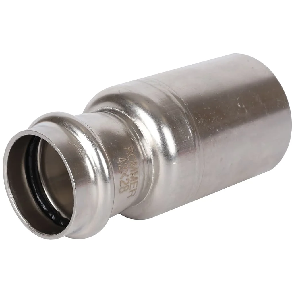 ROMMER RSS-0020-004228 Муфта переходная-НПр, 42х28, из нержавеющей стали прессовой ROMMER RSS-0020-004228 Муфта переходная-НПр, 42х28, из нержавеющей стали прессовой