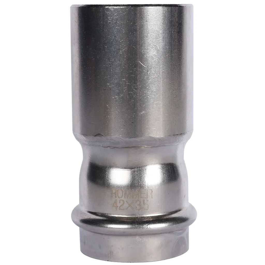 ROMMER RSS-0020-004235 Муфта переходная-НПр, 42х35, из нержавеющей стали прессовой ROMMER RSS-0020-004235 Муфта переходная-НПр, 42х35, из нержавеющей стали прессовой