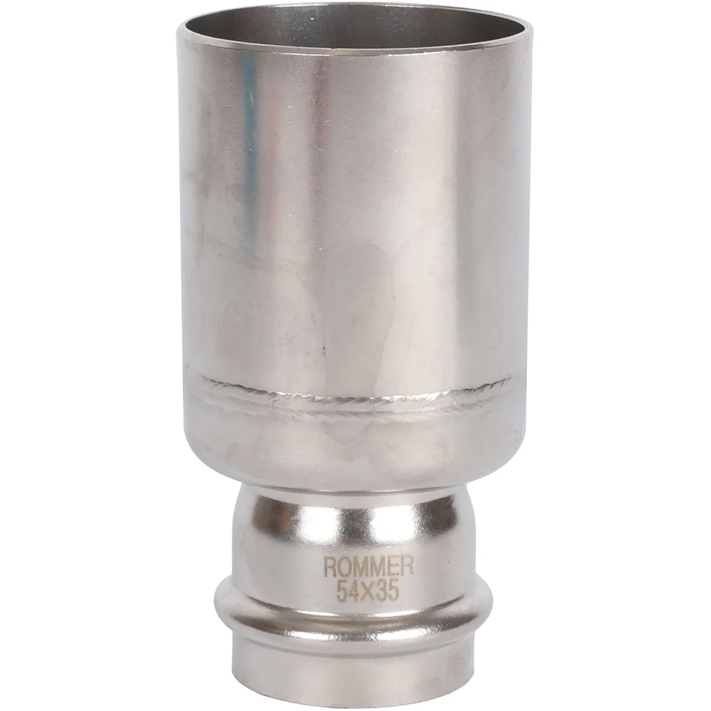 ROMMER RSS-0020-005435 Муфта переходная-НПр, 54х35, из нержавеющей стали прессовой ROMMER RSS-0020-005435 Муфта переходная-НПр, 54х35, из нержавеющей стали прессовой