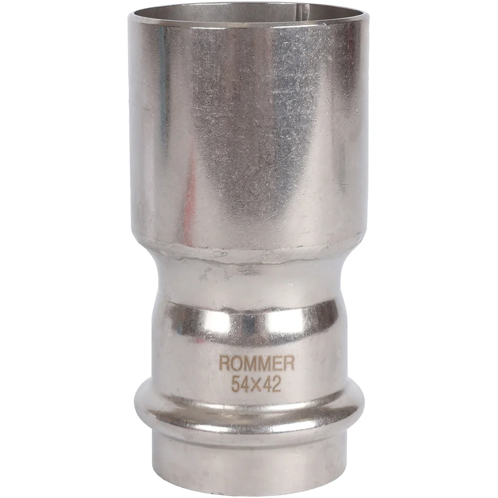 ROMMER RSS-0020-005442 Муфта переходная-НПр, 54х42, из нержавеющей стали прессовой ROMMER RSS-0020-005442 Муфта переходная-НПр, 54х42, из нержавеющей стали прессовой