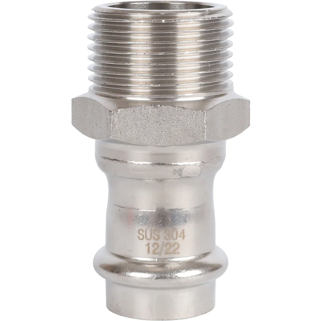 ROMMER RSS-0021-000221 ROMMER Переходник-НР, 22х1, из нержавеющей стали прессовой ROMMER RSS-0021-000221 ROMMER Переходник-НР, 22х1, из нержавеющей стали прессовой