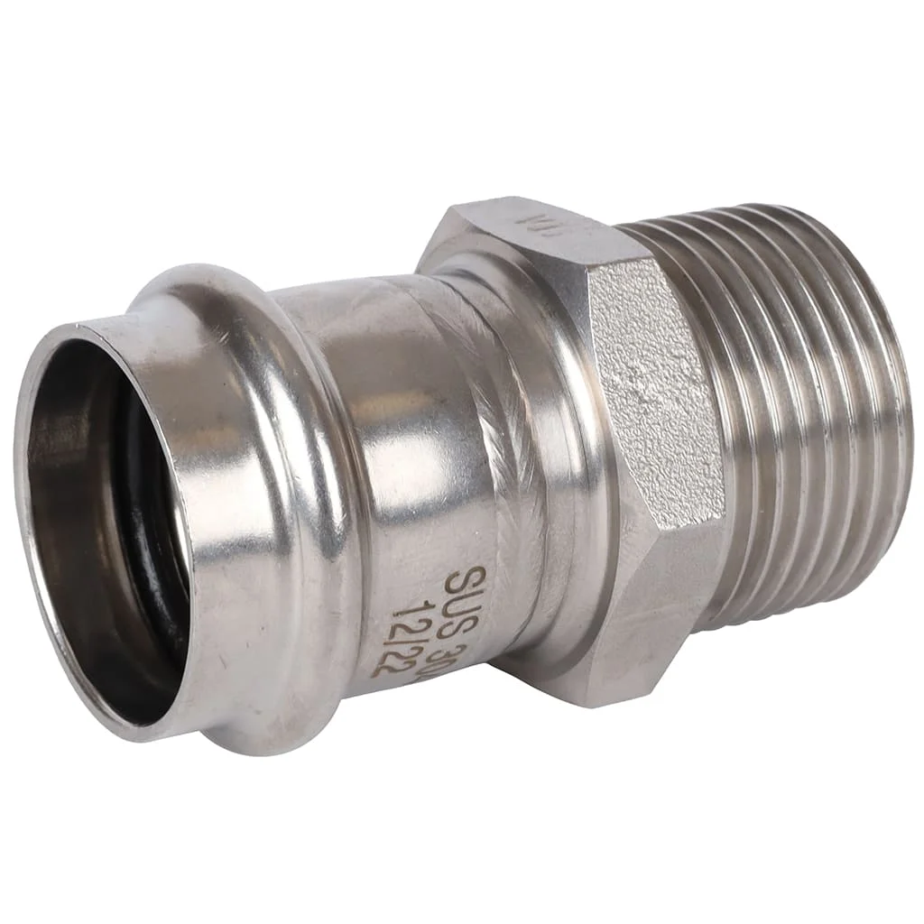 ROMMER RSS-0021-000281 ROMMER Переходник-НР, 28х1, из нержавеющей стали прессовой ROMMER RSS-0021-000281 ROMMER Переходник-НР, 28х1, из нержавеющей стали прессовой