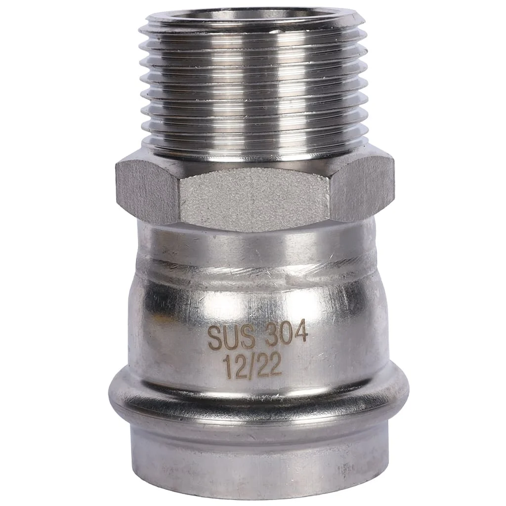 ROMMER RSS-0021-000351 ROMMER Переходник-НР, 35х1, из нержавеющей стали прессовой ROMMER RSS-0021-000351 ROMMER Переходник-НР, 35х1, из нержавеющей стали прессовой