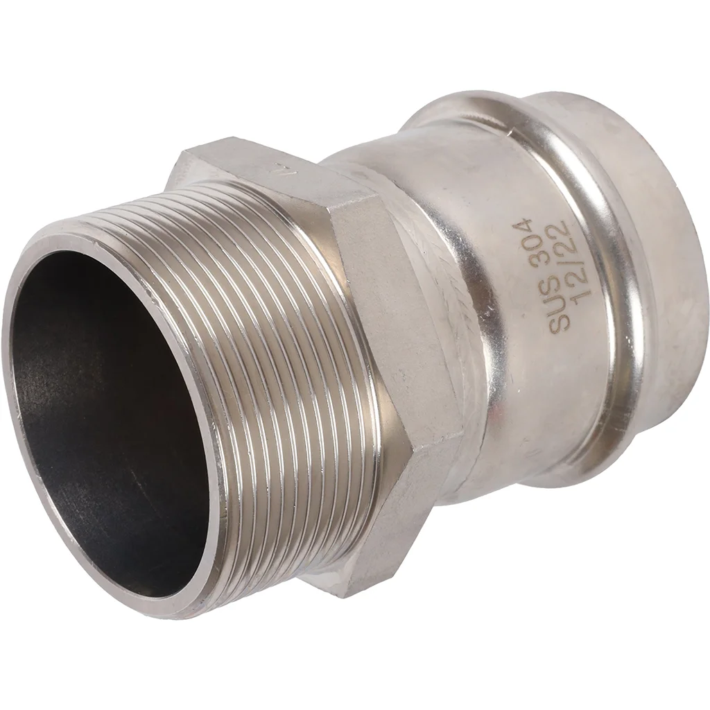 ROMMER RSS-0021-000542 ROMMER Переходник-НР, 54х2, из нержавеющей стали прессовой ROMMER RSS-0021-000542 ROMMER Переходник-НР, 54х2, из нержавеющей стали прессовой