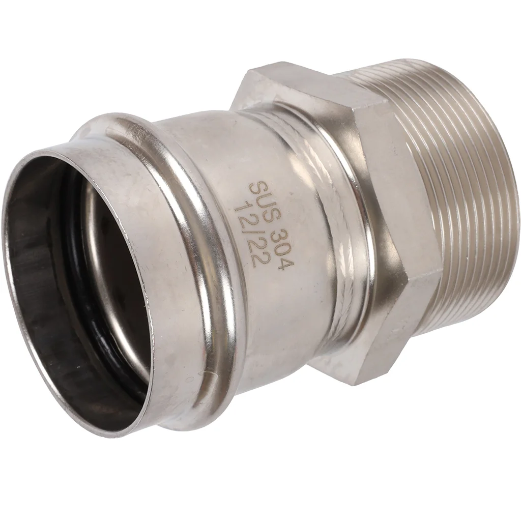 ROMMER RSS-0021-000542 ROMMER Переходник-НР, 54х2, из нержавеющей стали прессовой ROMMER RSS-0021-000542 ROMMER Переходник-НР, 54х2, из нержавеющей стали прессовой