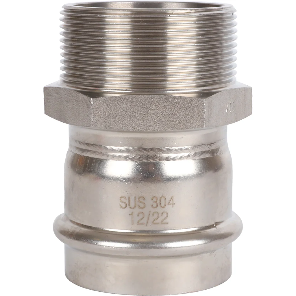 ROMMER RSS-0021-000542 ROMMER Переходник-НР, 54х2, из нержавеющей стали прессовой ROMMER RSS-0021-000542 ROMMER Переходник-НР, 54х2, из нержавеющей стали прессовой