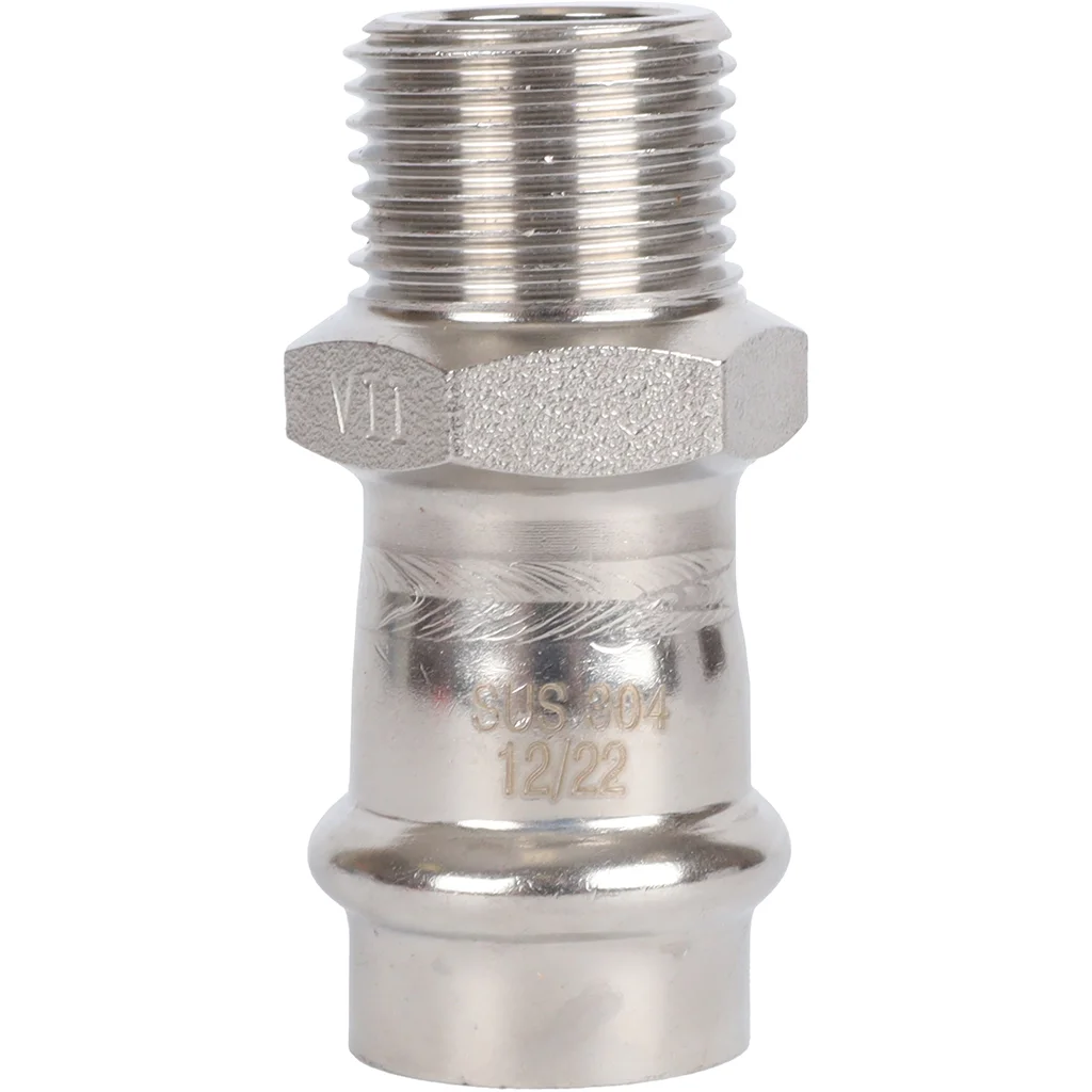 ROMMER RSS-0021-001812 ROMMER Переходник-НР, 18х1/2, из нержавеющей стали прессовой ROMMER RSS-0021-001812 ROMMER Переходник-НР, 18х1/2, из нержавеющей стали прессовой