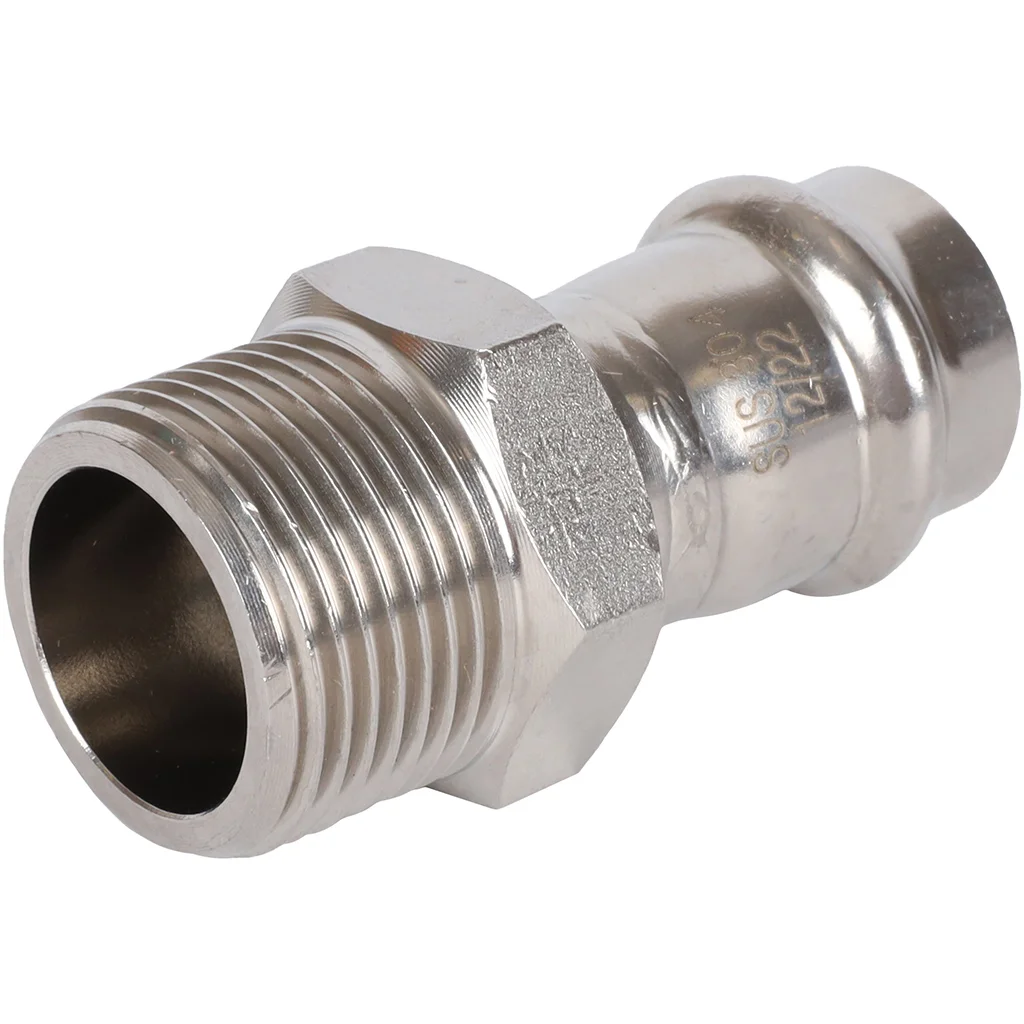 ROMMER RSS-0021-001834 ROMMER Переходник-НР, 18х3/4, из нержавеющей стали прессовой ROMMER RSS-0021-001834 ROMMER Переходник-НР, 18х3/4, из нержавеющей стали прессовой