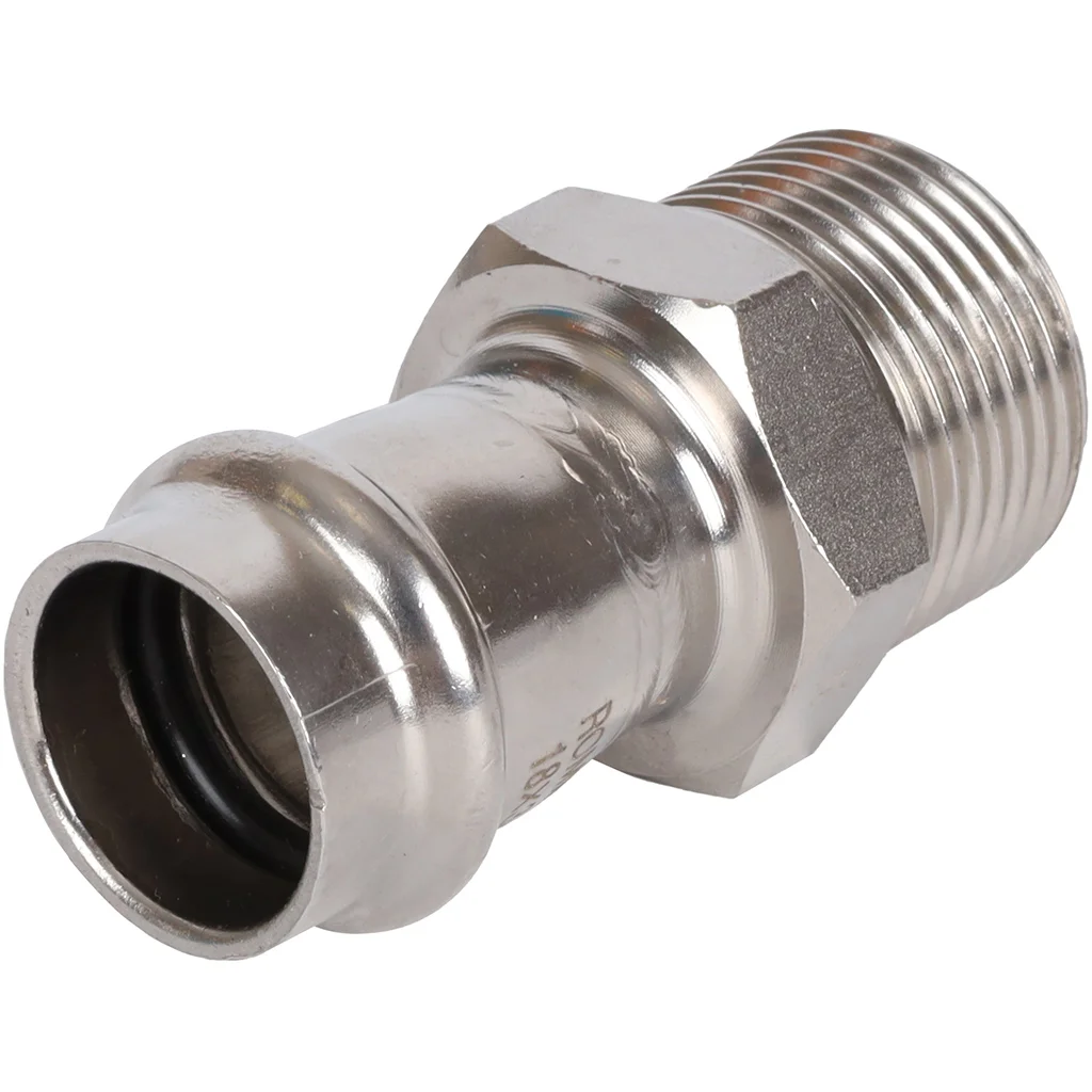 ROMMER RSS-0021-001834 ROMMER Переходник-НР, 18х3/4, из нержавеющей стали прессовой ROMMER RSS-0021-001834 ROMMER Переходник-НР, 18х3/4, из нержавеющей стали прессовой