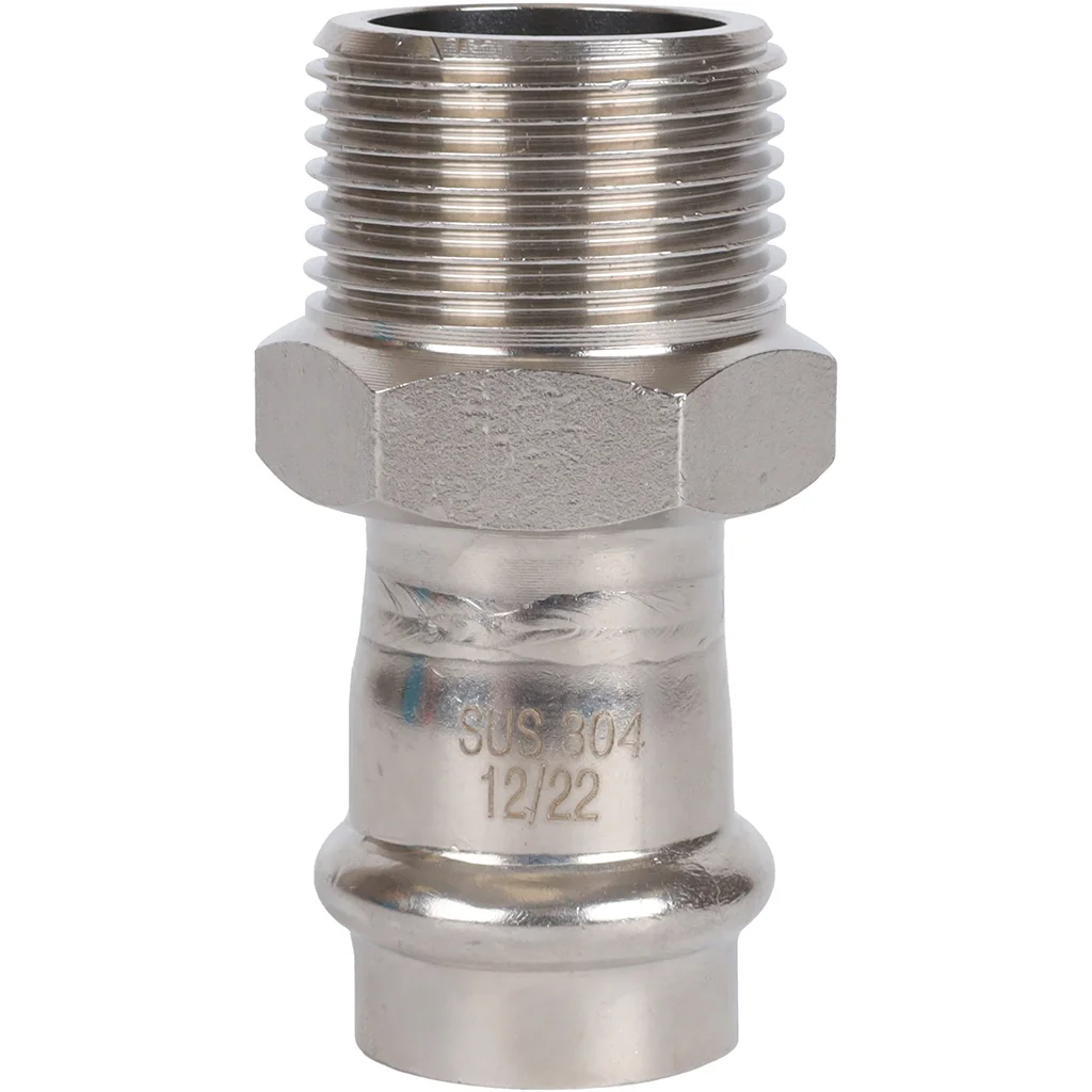 ROMMER RSS-0021-001834 ROMMER Переходник-НР, 18х3/4, из нержавеющей стали прессовой ROMMER RSS-0021-001834 ROMMER Переходник-НР, 18х3/4, из нержавеющей стали прессовой