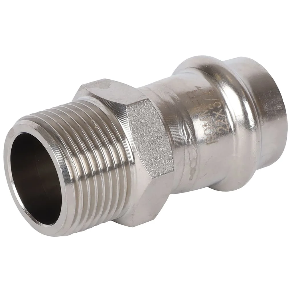 ROMMER RSS-0021-002234 ROMMER Переходник-НР, 22х3/4, из нержавеющей стали прессовой ROMMER RSS-0021-002234 ROMMER Переходник-НР, 22х3/4, из нержавеющей стали прессовой