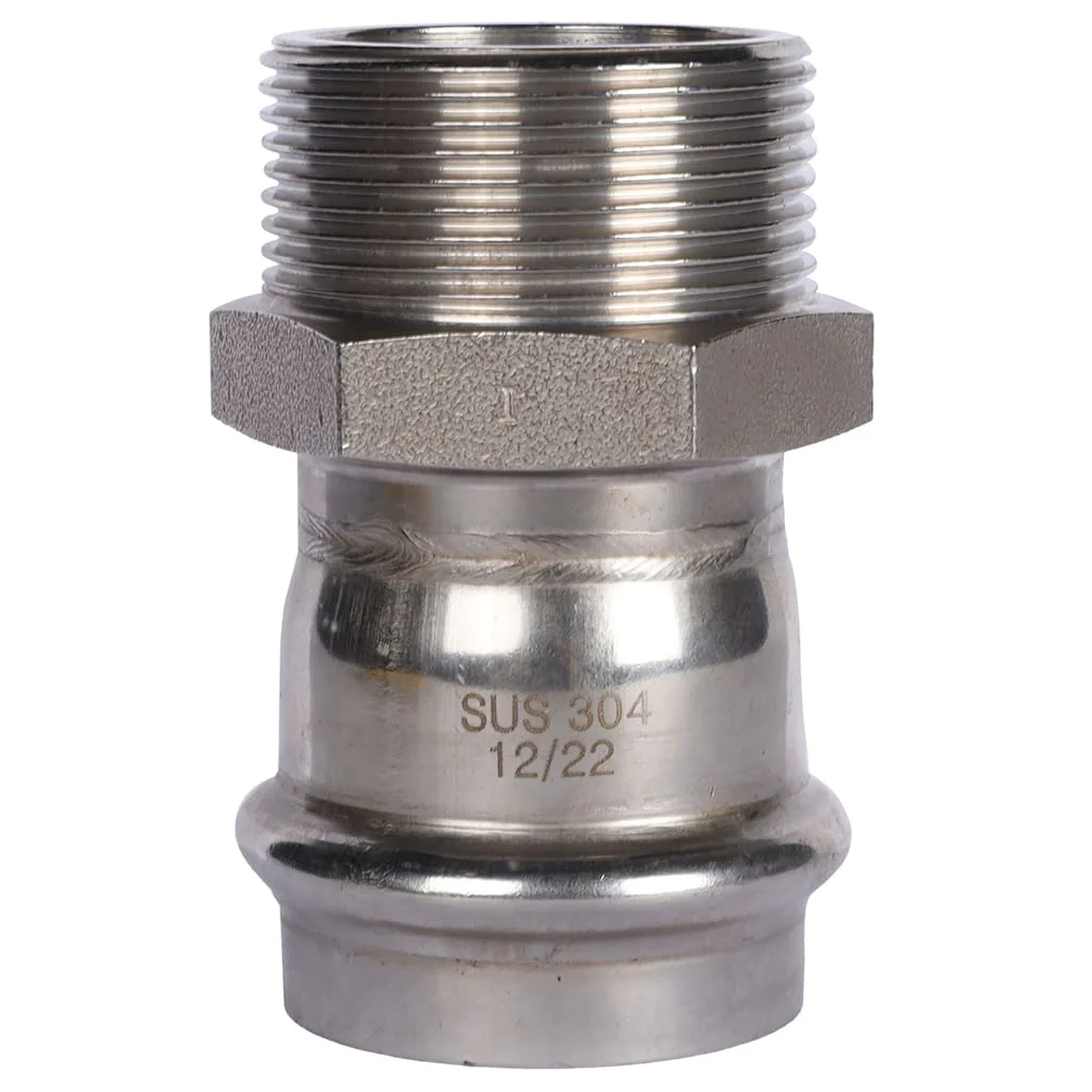 ROMMER RSS-0021-042112 ROMMER Переходник-НР, 42х1 1/2, из нержавеющей стали прессовой ROMMER RSS-0021-042112 ROMMER Переходник-НР, 42х1 1/2, из нержавеющей стали прессовой