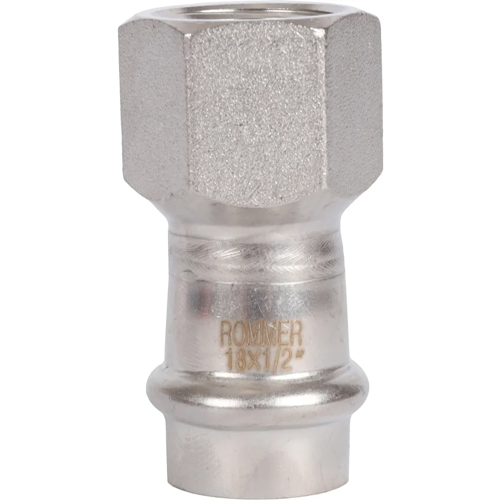 ROMMER RSS-0022-001812 ROMMER Переходник-ВР, 18х1/2, из нержавеющей стали прессовой ROMMER RSS-0022-001812 ROMMER Переходник-ВР, 18х1/2, из нержавеющей стали прессовой