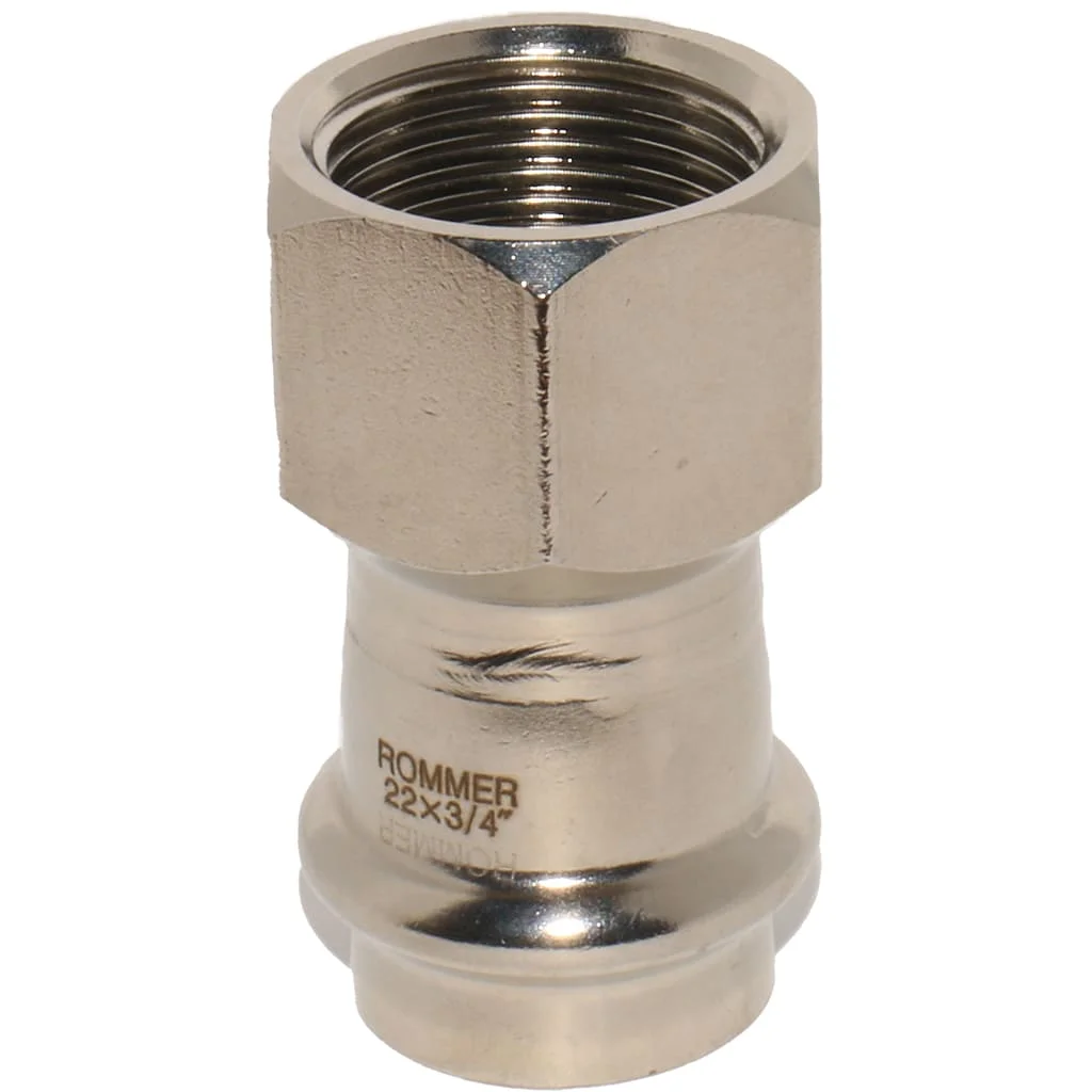 ROMMER RSS-0022-002234 ROMMER Переходник-ВР, 22х3/4, из нержавеющей стали прессовой ROMMER RSS-0022-002234 ROMMER Переходник-ВР, 22х3/4, из нержавеющей стали прессовой