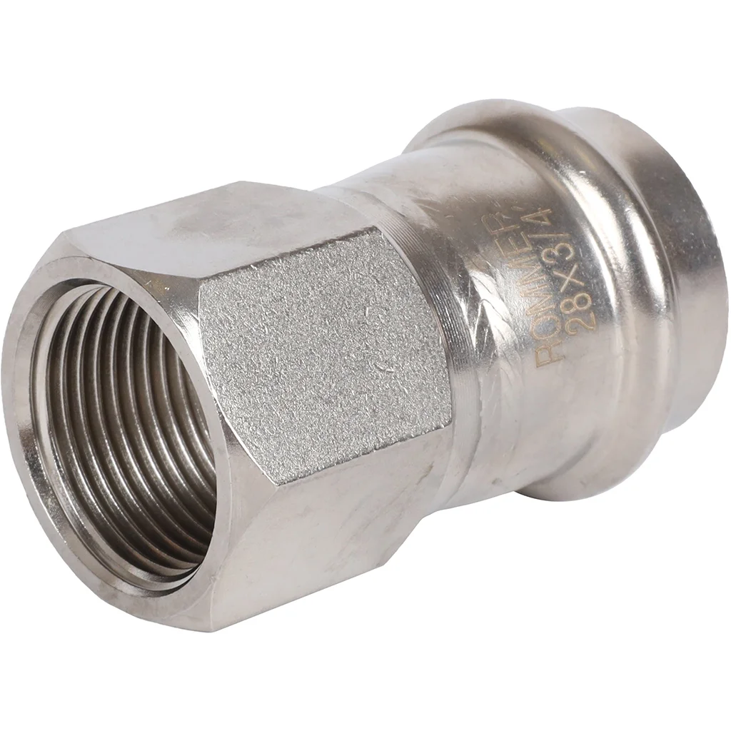 ROMMER RSS-0022-002834 ROMMER Переходник-ВР, 28х3/4, из нержавеющей стали прессовой ROMMER RSS-0022-002834 ROMMER Переходник-ВР, 28х3/4, из нержавеющей стали прессовой