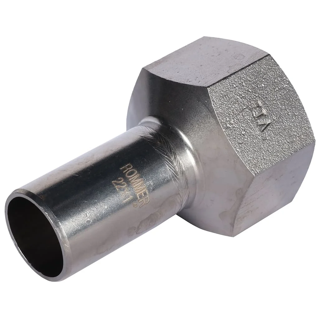 ROMMER RSS-0023-000221 Вставка переходная НПр-ВР, 22х1, из нержавеющей стали прессовой ROMMER RSS-0023-000221 Вставка переходная НПр-ВР, 22х1, из нержавеющей стали прессовой