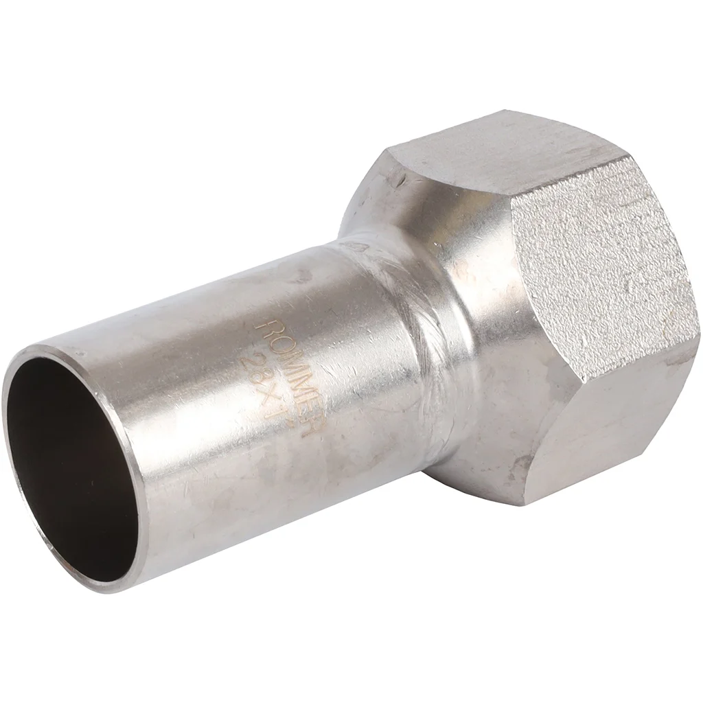 ROMMER RSS-0023-000281 Вставка переходная НПр-ВР, 28х1, из нержавеющей стали прессовой ROMMER RSS-0023-000281 Вставка переходная НПр-ВР, 28х1, из нержавеющей стали прессовой