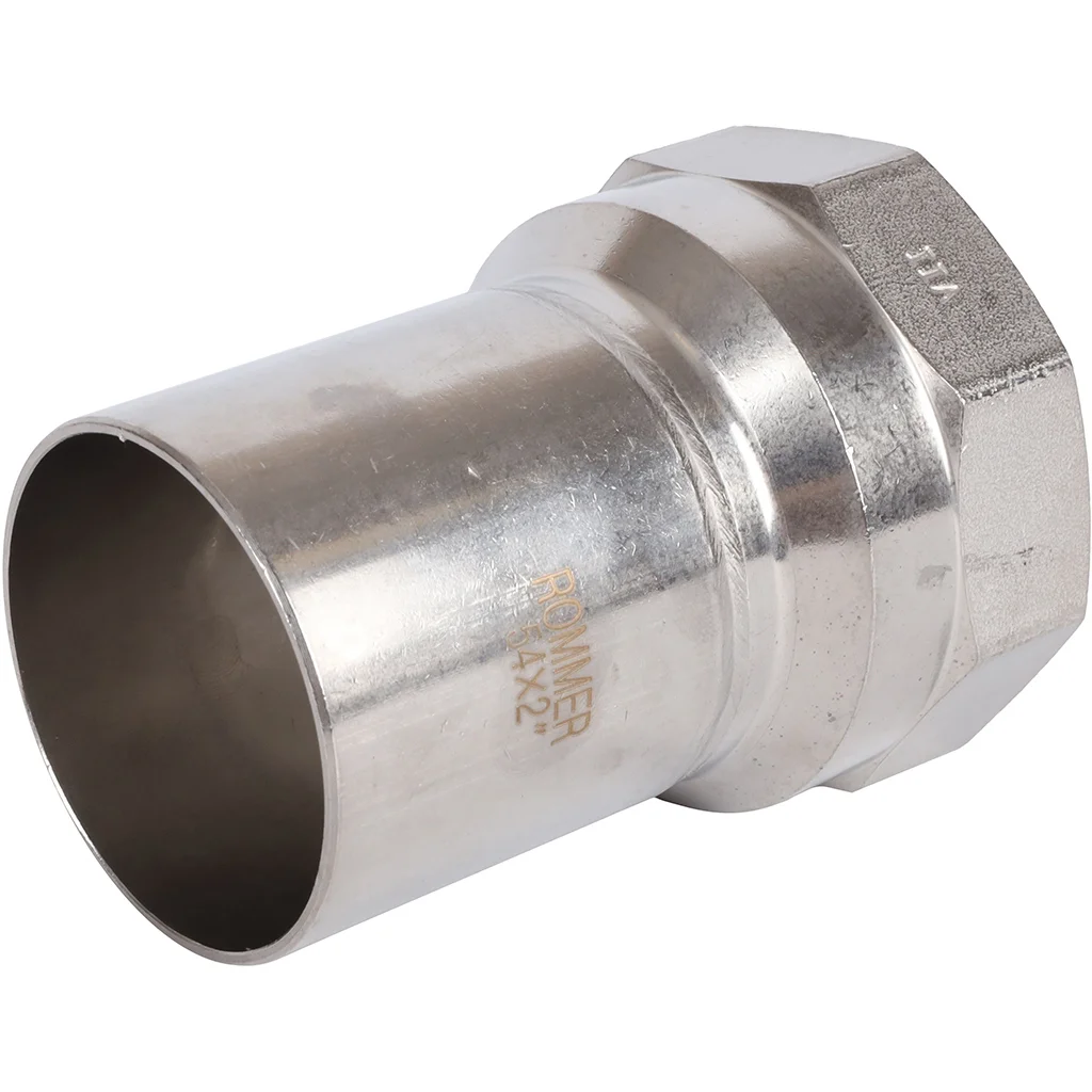 ROMMER RSS-0023-000542 Вставка переходная НПр-ВР, 54х2, из нержавеющей стали прессовой ROMMER RSS-0023-000542 Вставка переходная НПр-ВР, 54х2, из нержавеющей стали прессовой