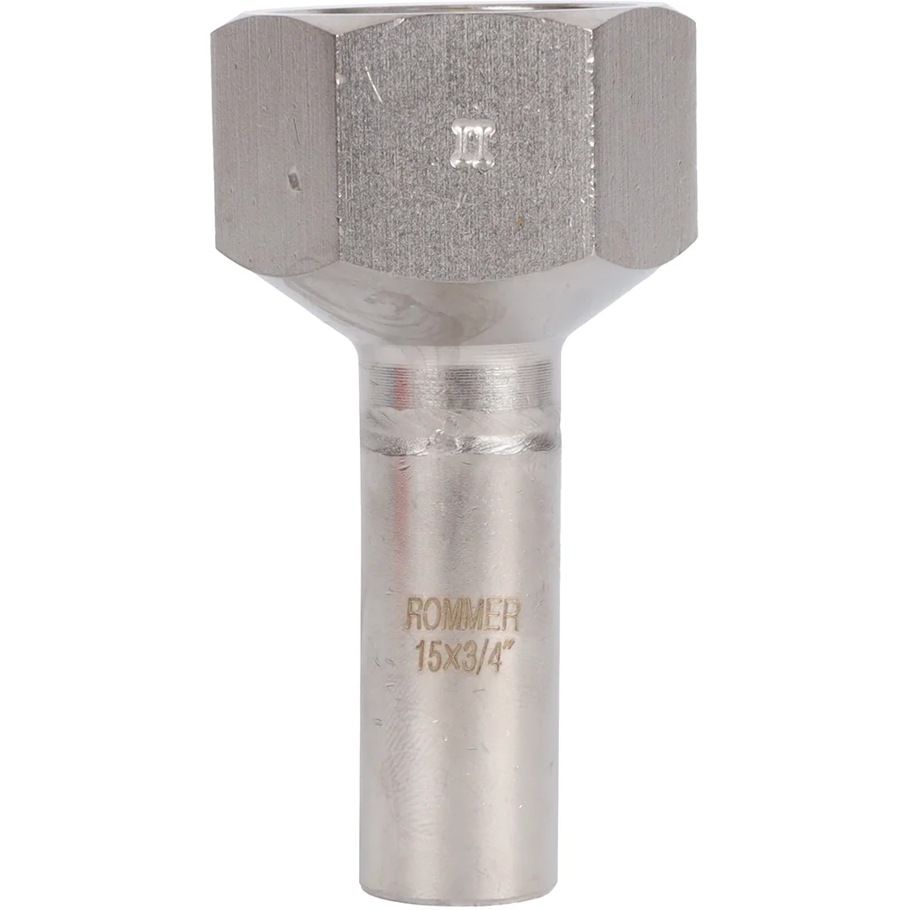 ROMMER RSS-0023-001534 Вставка переходная НПр-ВР, 15х3/4, из нержавеющей стали прессовой ROMMER RSS-0023-001534 Вставка переходная НПр-ВР, 15х3/4, из нержавеющей стали прессовой