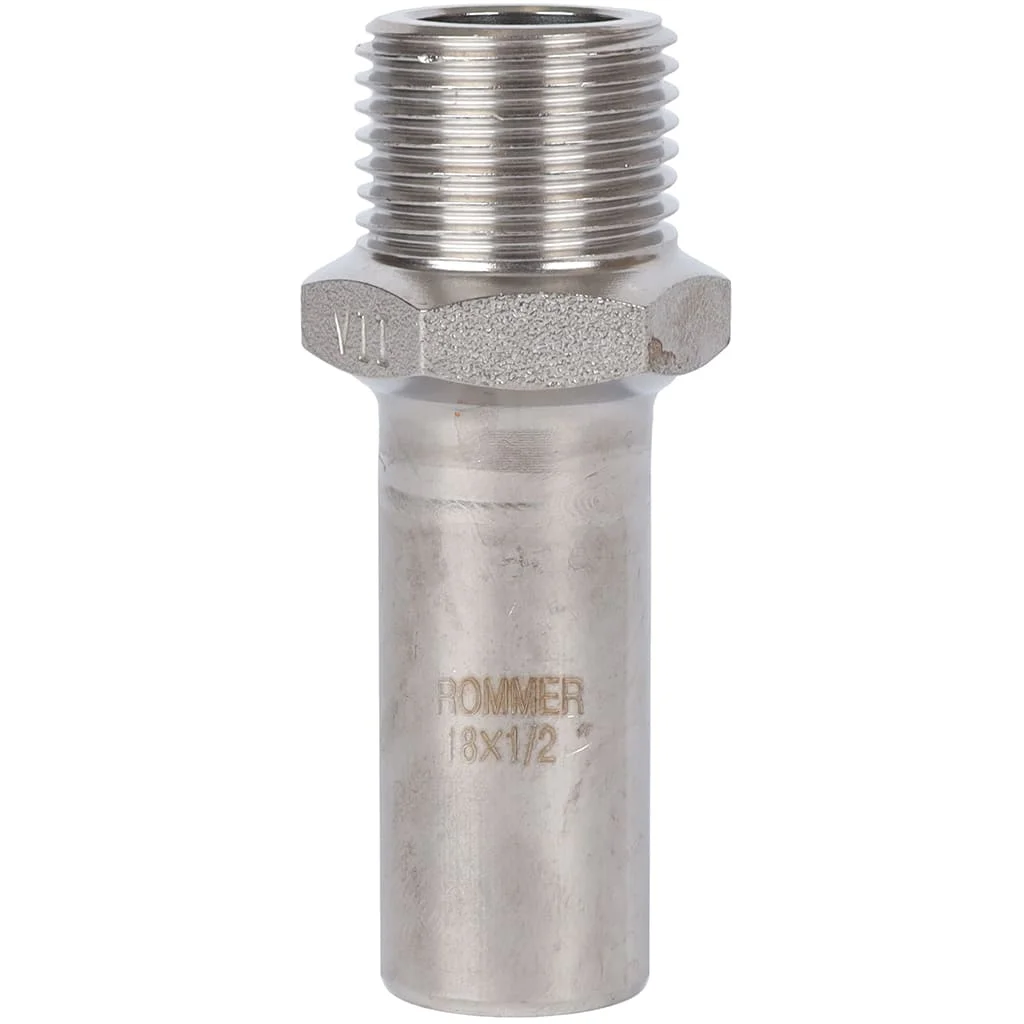 ROMMER RSS-0023-001812 Вставка переходная НПр-ВР, 18х1/2, из нержавеющей стали прессовой ROMMER RSS-0023-001812 Вставка переходная НПр-ВР, 18х1/2, из нержавеющей стали прессовой