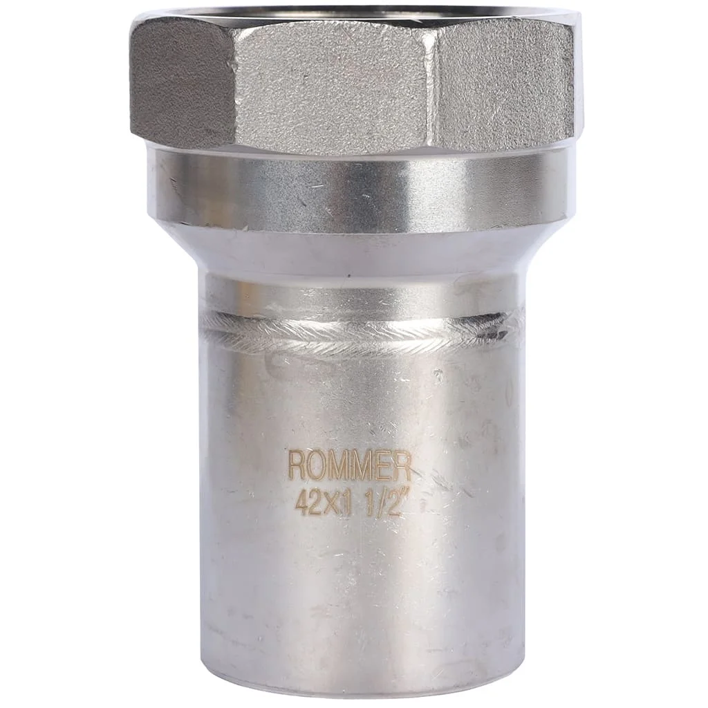ROMMER RSS-0023-042112 Вставка переходная НПр-ВР, 42х1 1/2, из нержавеющей стали прессовой ROMMER RSS-0023-042112 Вставка переходная НПр-ВР, 42х1 1/2, из нержавеющей стали прессовой