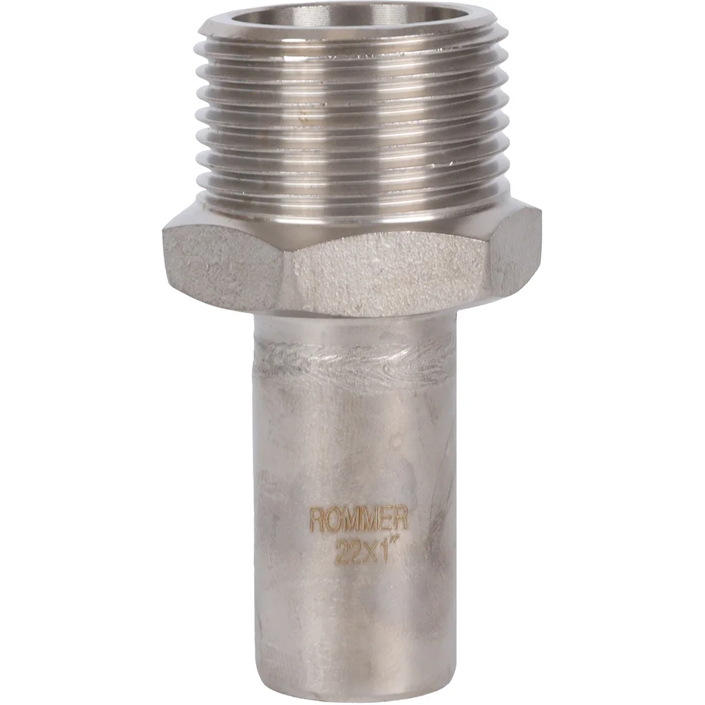 ROMMER RSS-0024-000221 Вставка переходная НПр-НР, 22х1, из нержавеющей стали прессовой ROMMER RSS-0024-000221 Вставка переходная НПр-НР, 22х1, из нержавеющей стали прессовой