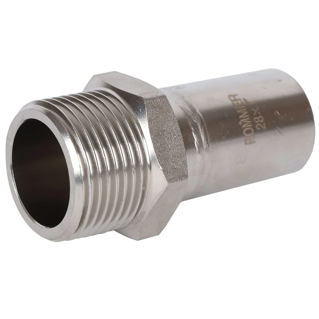 ROMMER RSS-0024-000281 Вставка переходная НПр-НР, 28х1, из нержавеющей стали прессовой ROMMER RSS-0024-000281 Вставка переходная НПр-НР, 28х1, из нержавеющей стали прессовой