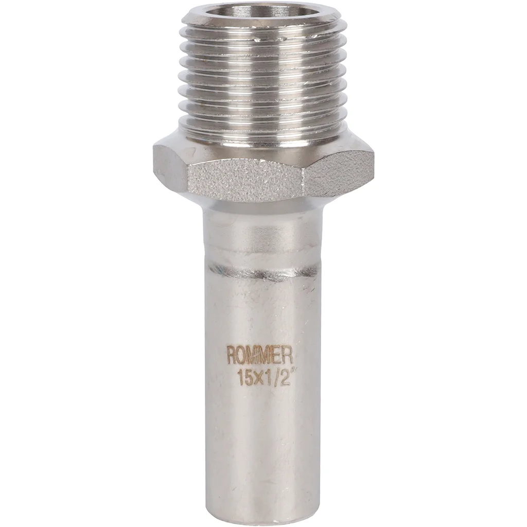 ROMMER RSS-0024-001512 Вставка переходная НПр-НР, 15х1/2, из нержавеющей стали прессовой ROMMER RSS-0024-001512 Вставка переходная НПр-НР, 15х1/2, из нержавеющей стали прессовой