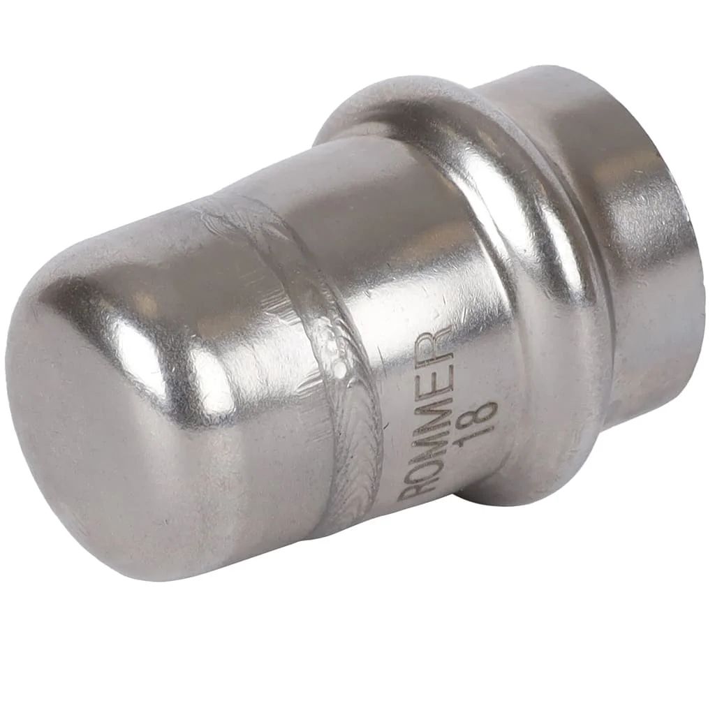 ROMMER RSS-0025-000018 Заглушка, 18, из нержавеющей стали прессовой ROMMER RSS-0025-000018 Заглушка, 18, из нержавеющей стали прессовой