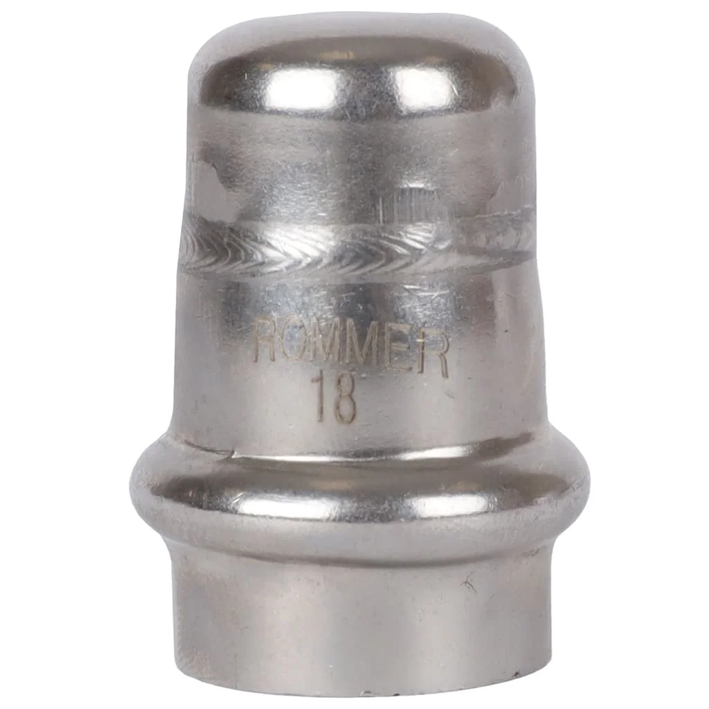 ROMMER RSS-0025-000018 Заглушка, 18, из нержавеющей стали прессовой ROMMER RSS-0025-000018 Заглушка, 18, из нержавеющей стали прессовой