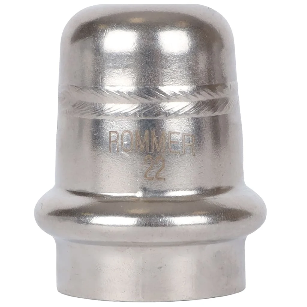 ROMMER RSS-0025-000022 Заглушка, 22, из нержавеющей стали прессовой ROMMER RSS-0025-000022 Заглушка, 22, из нержавеющей стали прессовой